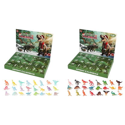 Dinosaur Advent Calendar 24 Days for Children - Festive Toys and Christmas Decoration
