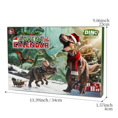 Dinosaur Advent Calendar 24 Days for Children - Festive Toys and Christmas Decoration