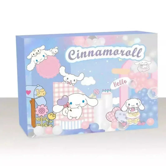 Kawaii Advent Calendar with 24 Figurines and Hello Kitty and Kuromi Keychains - Christmas Gift for Children