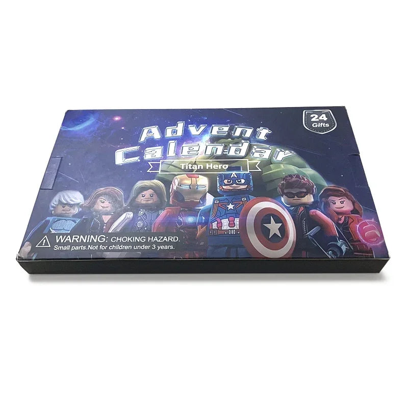 Calendrier de l'Avent Marvel avec 24 Figurines en PVC pour Enfants - Cadeau de Noël Festif et Collectible