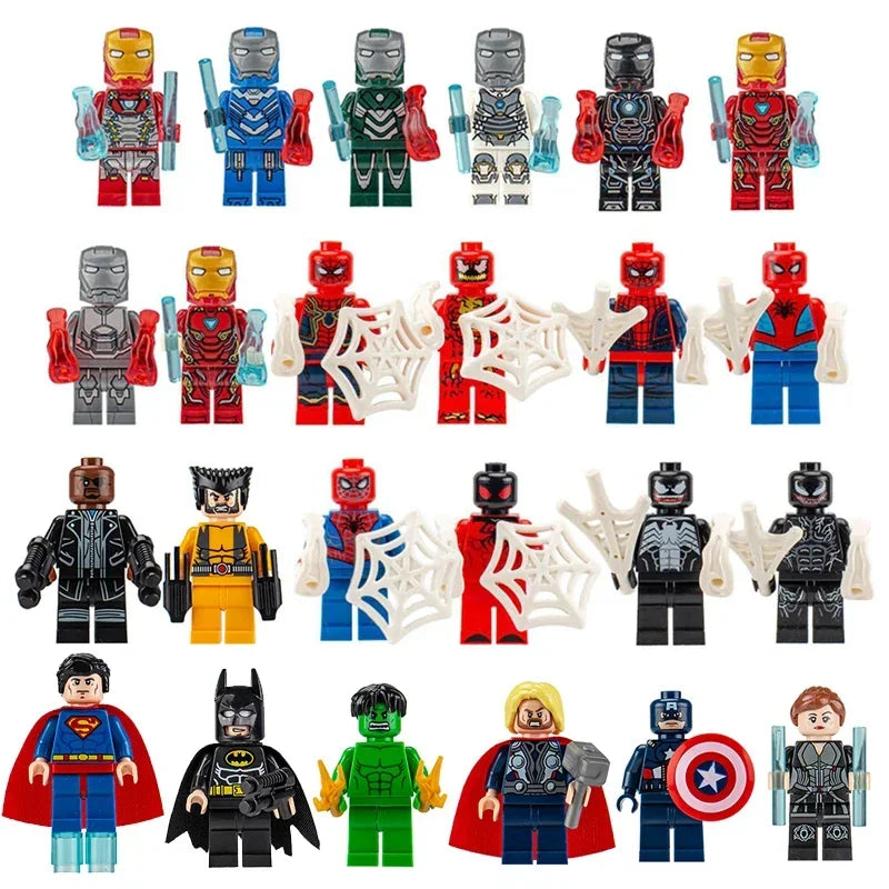 Calendrier de l'Avent Marvel avec 24 Figurines en PVC pour Enfants - Cadeau de Noël Festif et Collectible