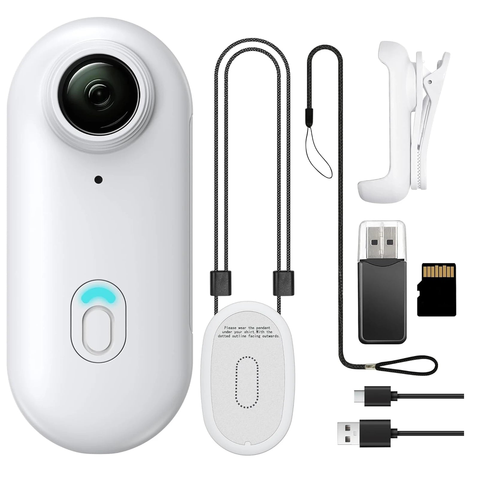 Caméra d'Action Mini WiFi 1080P Portable – Enregistreur Vidéo pour Enfants, Opération Mains Libres