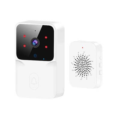 Sonnette vidéo sans fil avec vision nocturne et audio bidirectionnel pour maison intelligente