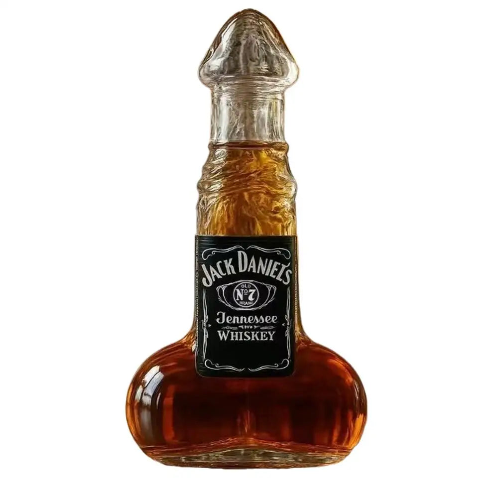 Carafe à whisky en verre avec design de sanglier – 12Oz, décoration élégante pour bar et maison