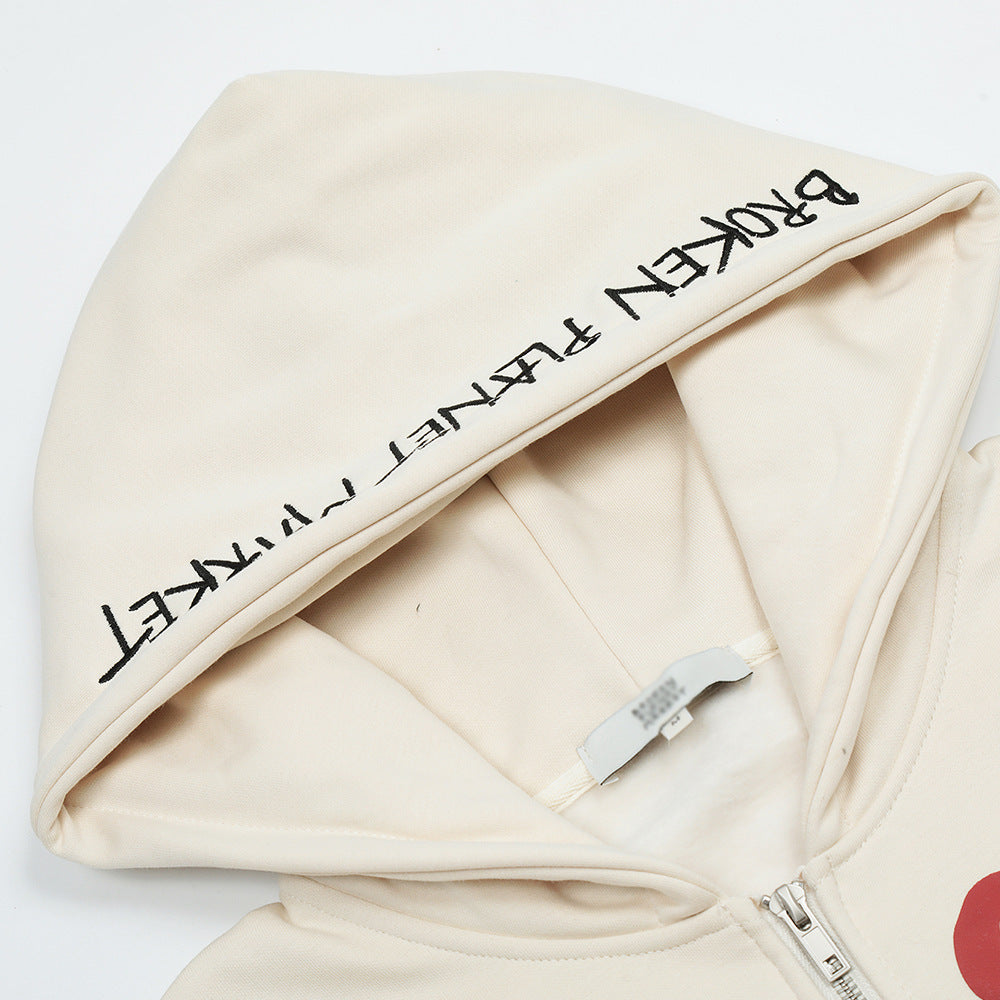 Cardigan à Capuche Surdimensionné pour Homme en Coton - Style Urbain Automnal 4