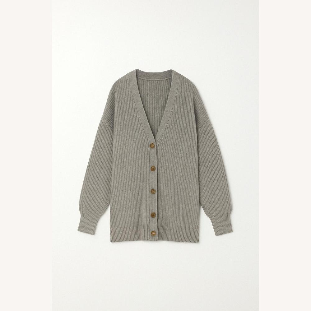 Gilet Côtelé Oversize Femme avec Col en V – Gilet Sans Manche Élégant et Douillet pour Automne-Hiver