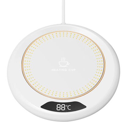 Chauffe-tasse USB avec 3 températures réglables – Garde le café, le thé et le lait au chaud, affichage LED, design compact