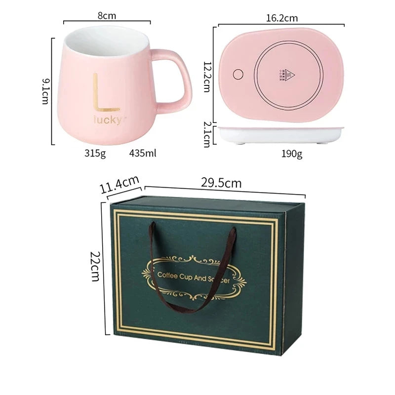 Chauffe-tasse USB avec température constante de 55 ℃ – Accessoire pratique pour bureau et maison