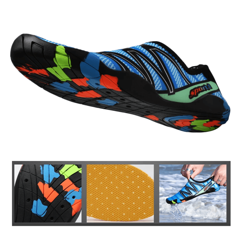 Lightweight Aqua Shoes with Quick-Dry for Men and Women – Non-Slip Sole for Water Sports