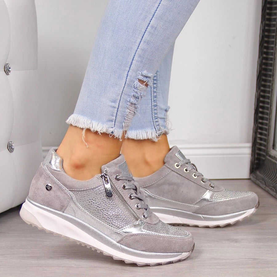 Comfortable Women's Shoes with Non-Slip Sole and Breathable Design - Ideal for Work and Walking