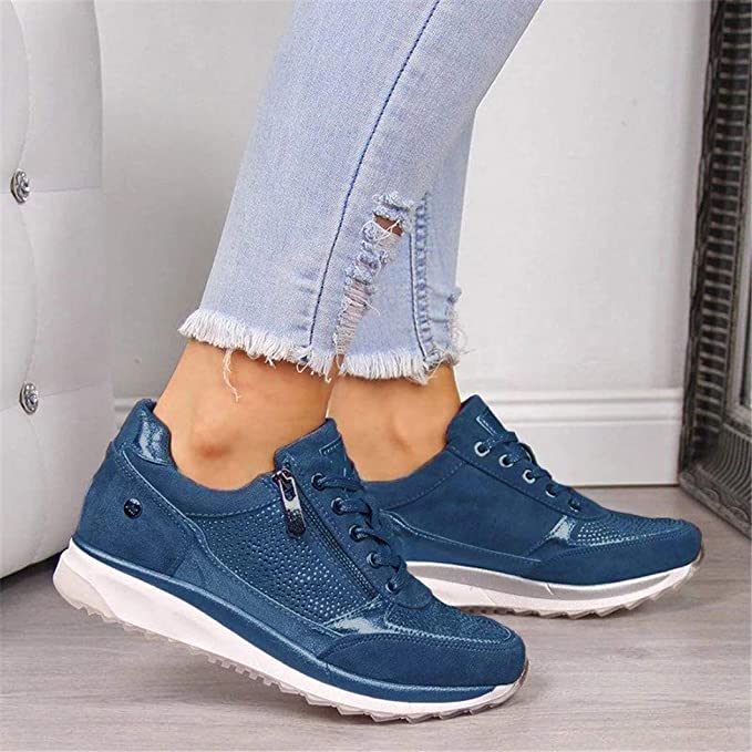 Comfortable Women's Shoes with Non-Slip Sole and Breathable Design - Ideal for Work and Walking