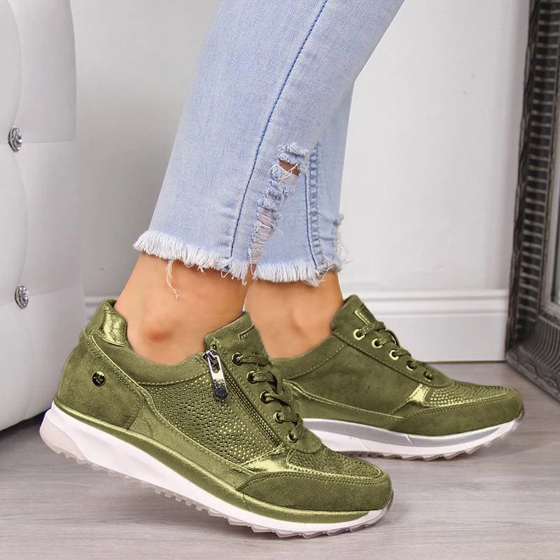 Comfortable Women's Shoes with Non-Slip Sole and Breathable Design - Ideal for Work and Walking