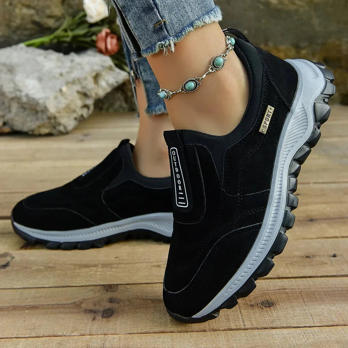 Comfortable Orthopedic Shoes with Soft and Non-Slip Sole for Men and Women
