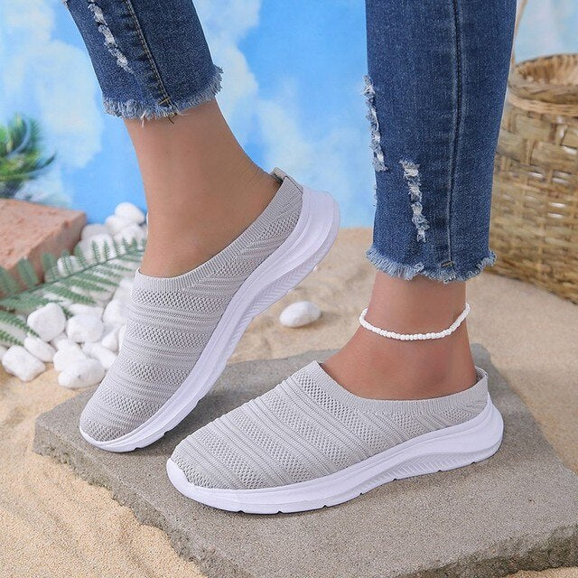 Breathable Slip-On Orthopedic Shoes for Summer with Padded Non-Slip Sole