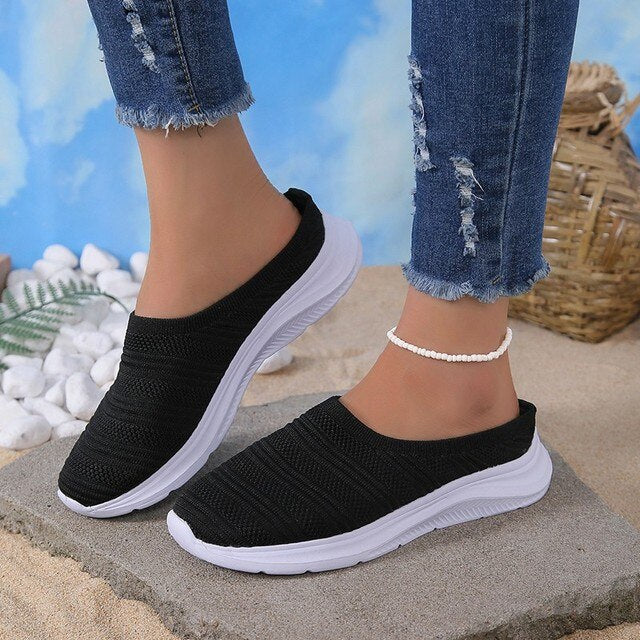 Breathable Slip-On Orthopedic Shoes for Summer with Padded Non-Slip Sole