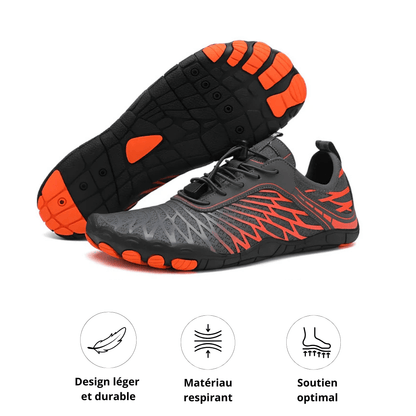 Unisex Minimalist Shoes in Breathable Mesh with Non-Slip Sole – Comfort and Flexibility