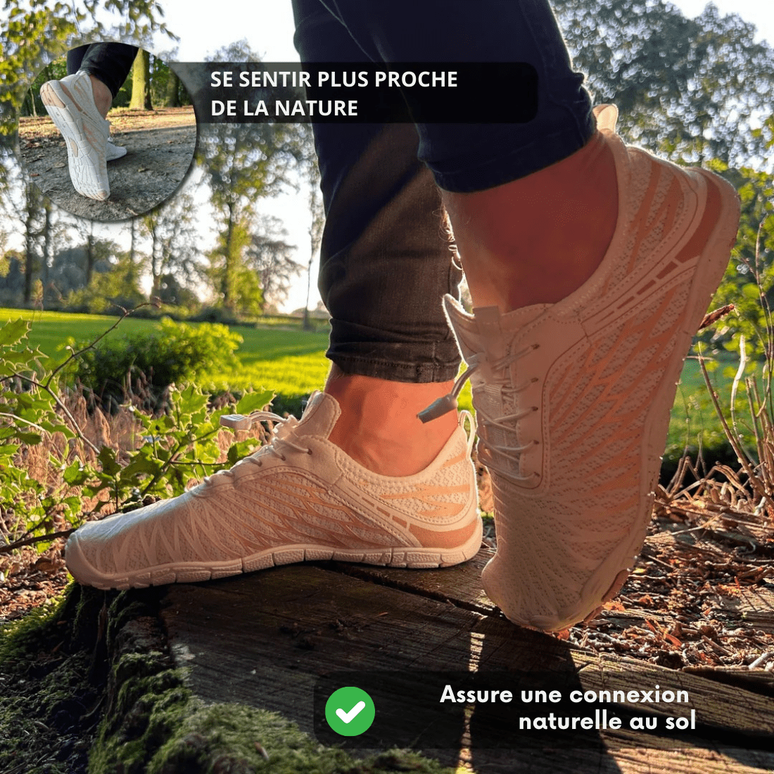 Unisex Minimalist Shoes in Breathable Mesh with Non-Slip Sole – Comfort and Flexibility