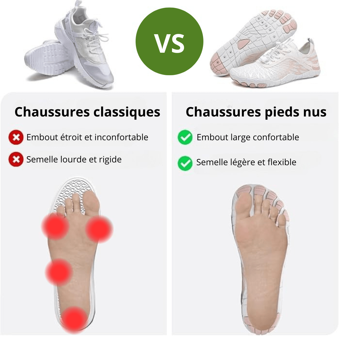 Unisex Minimalist Shoes in Breathable Mesh with Non-Slip Sole – Comfort and Flexibility