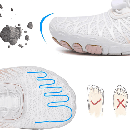 Unisex Minimalist Shoes in Breathable Mesh with Non-Slip Sole – Comfort and Flexibility