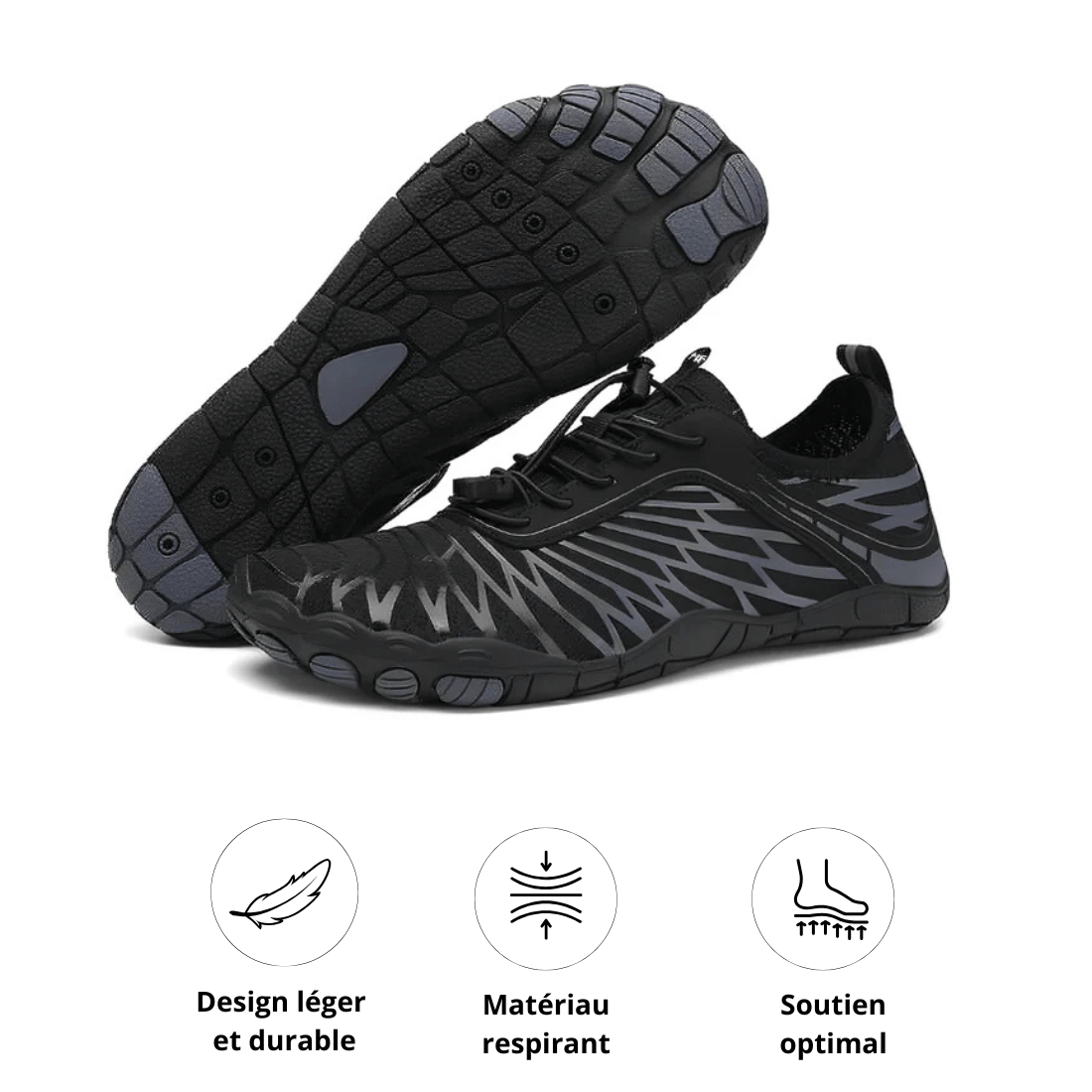 Unisex Minimalist Shoes in Breathable Mesh with Non-Slip Sole – Comfort and Flexibility