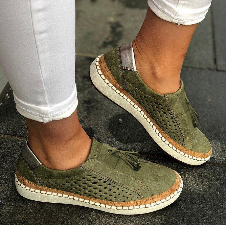 Breathable Slip-On Shoes with Orthopedic Support and Lightweight Comfort for Daily Use
