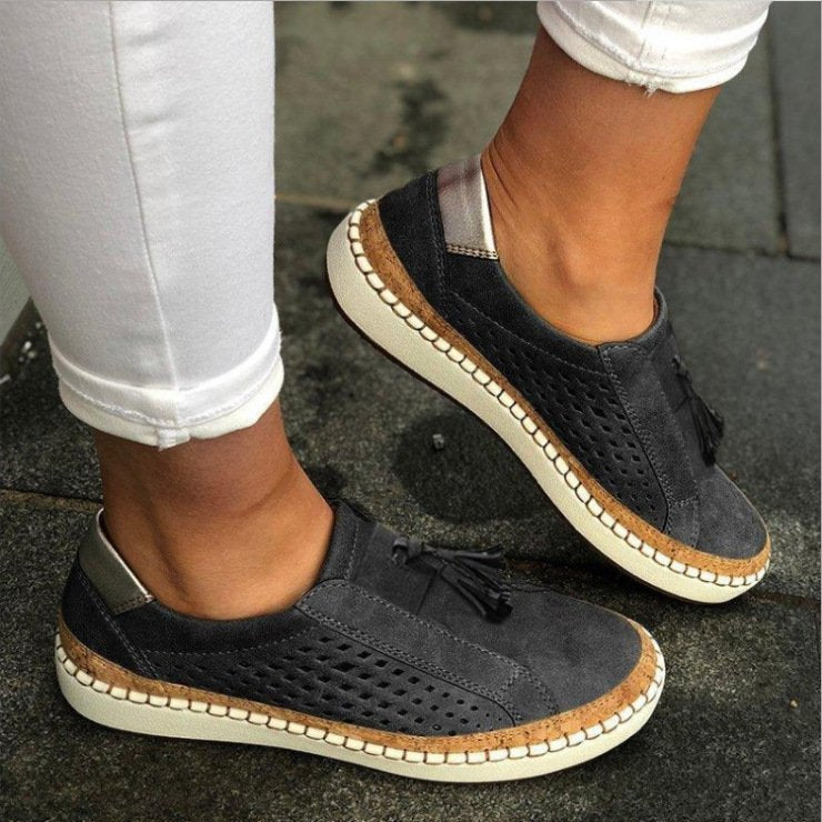 Breathable Slip-On Shoes with Orthopedic Support and Lightweight Comfort for Daily Use