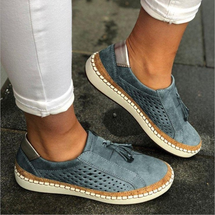 Breathable Slip-On Shoes with Orthopedic Support and Lightweight Comfort for Daily Use