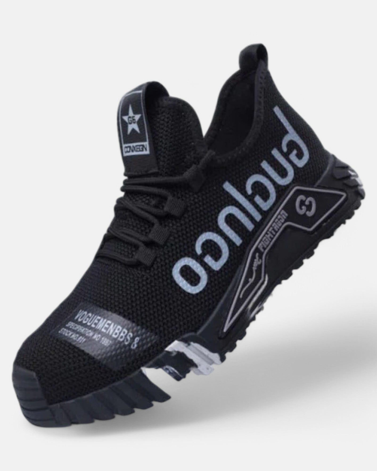 Chaussures de sécurité avec embout en acier et semelle antidérapante – Tige en maille respirante