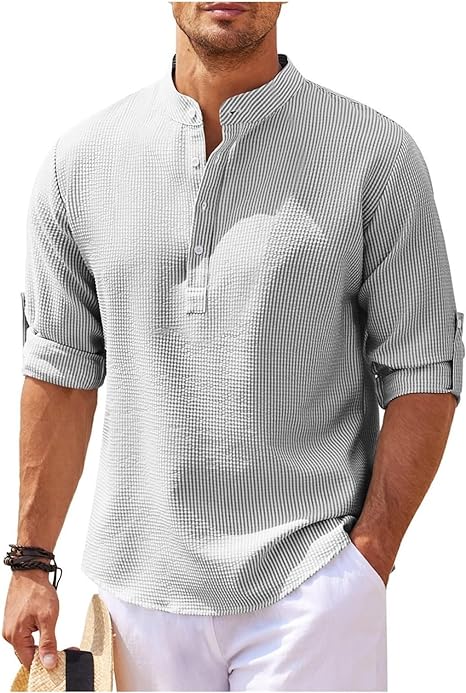 Chemise décontractée en coton doux et respirant – Disponible en plusieurs tailles et couleurs