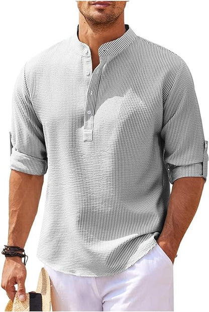 Chemise décontractée en coton doux et respirant – Disponible en plusieurs tailles et couleurs