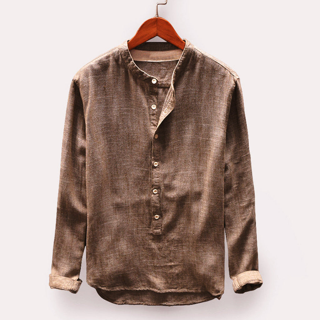 Linen Shirt for Men - Classic Elegance and Modern Comfort, Sizes M-4XL