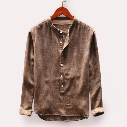 Linen Shirt for Men - Classic Elegance and Modern Comfort, Sizes M-4XL