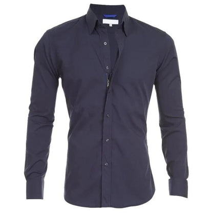 Wrinkle-Resistant Shirt for Men with Hidden Zipper – Breathable and Durable Fabric