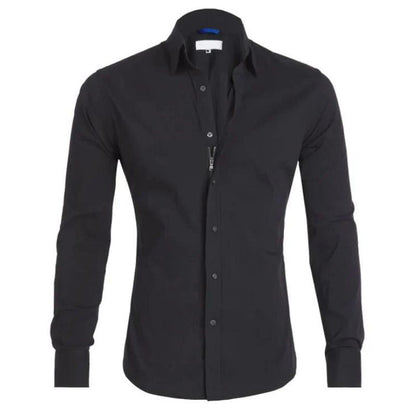 Wrinkle-Resistant Shirt for Men with Hidden Zipper – Breathable and Durable Fabric