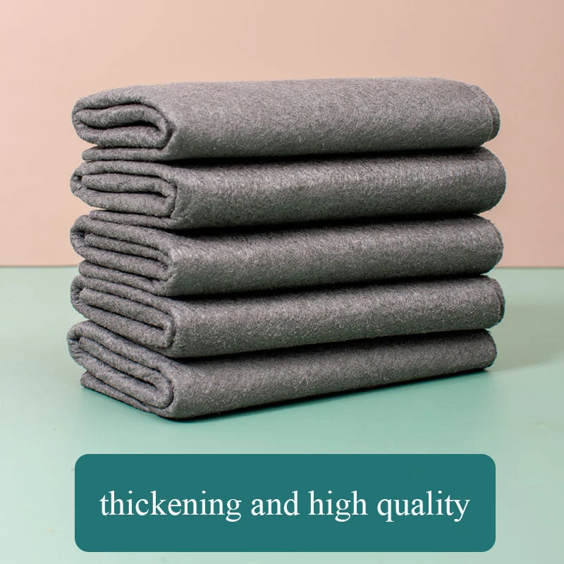 Chiffons de nettoyage en microfibre épaissis – Serviettes réutilisables et sans traces pour la maison et la voiture