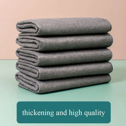 Chiffons de nettoyage en microfibre épaissis – Serviettes réutilisables et sans traces pour la maison et la voiture