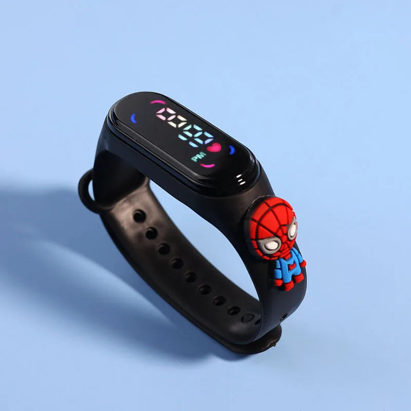 Children's LED Sports Watch with Mickey Design – Waterproof Electronic Bracelet for Kids