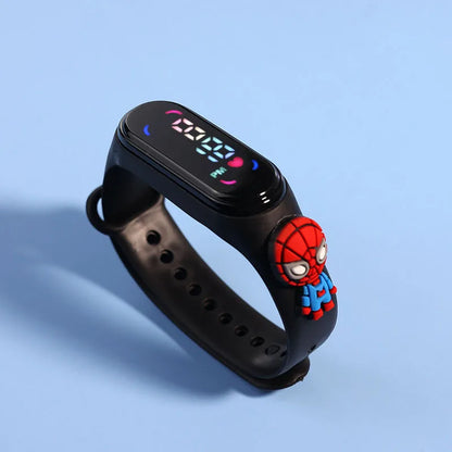 Children's LED Sports Watch with Mickey Design – Waterproof Electronic Bracelet for Kids