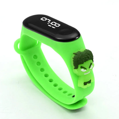 Children's LED Sports Watch with Mickey Design – Waterproof Electronic Bracelet for Kids