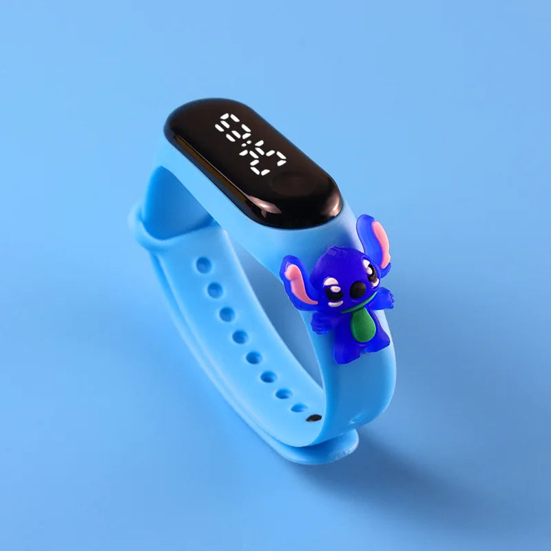 Children's LED Sports Watch with Mickey Design – Waterproof Electronic Bracelet for Kids