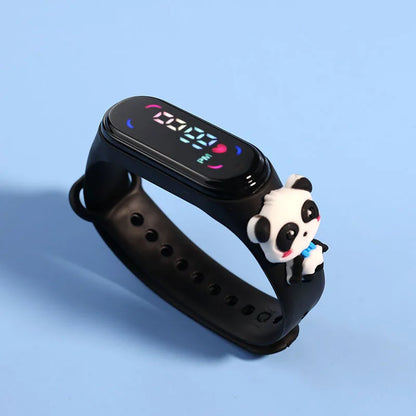 Children's LED Sports Watch with Mickey Design – Waterproof Electronic Bracelet for Kids