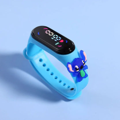 Children's LED Sports Watch with Mickey Design – Waterproof Electronic Bracelet for Kids