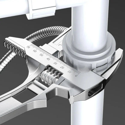Multifunctional Adjustable Pipe Wrench 6-68 mm Aluminum Alloy for Bathroom Repairs