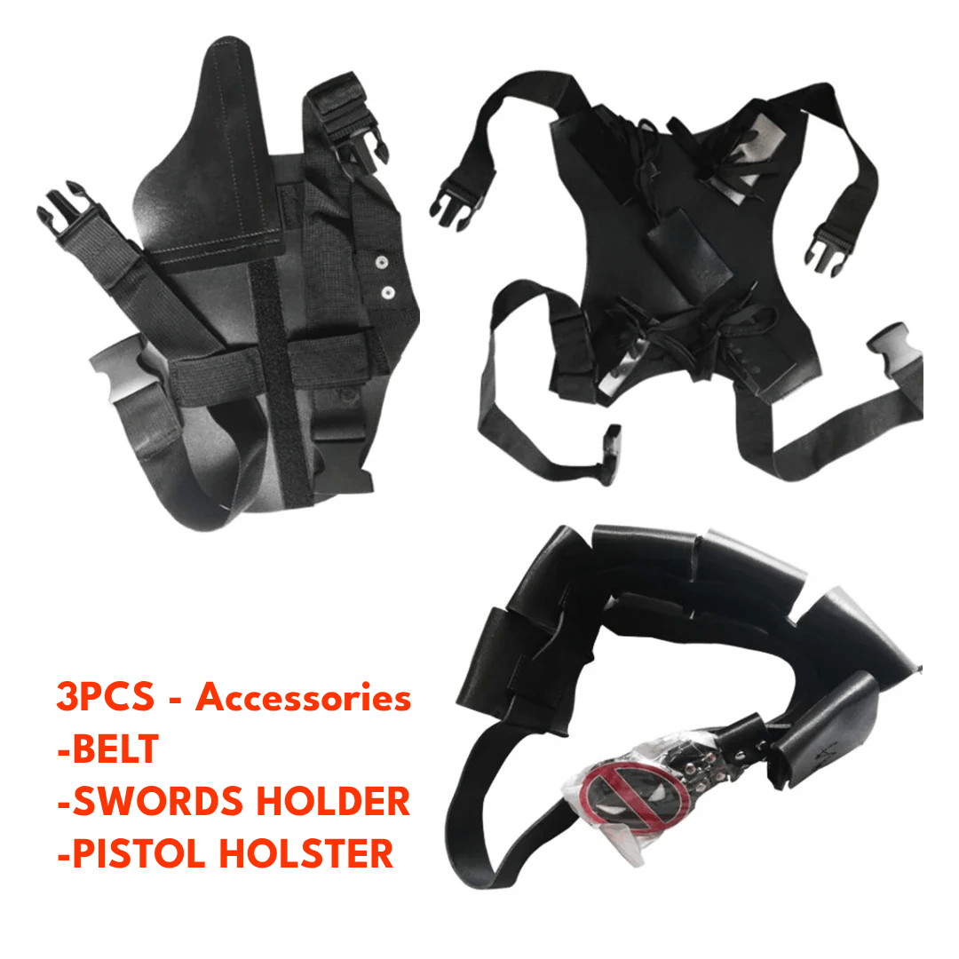 Deadpool Costume for Adults and Children with Mask and Complete Accessories