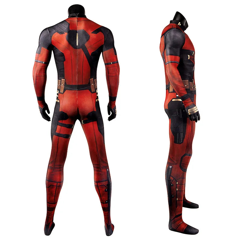 Costume Deadpool pour Adultes et Enfants avec Masque et Accessoires Complets