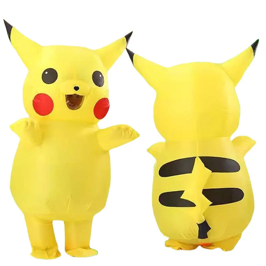 Inflatable Pikachu Costume for Halloween and Cosplay – Ideal for Children and Adults