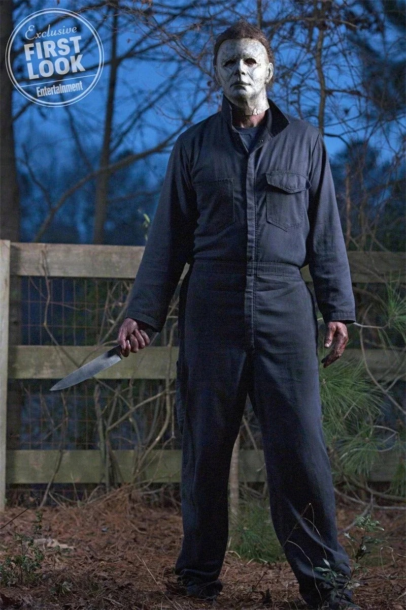 Costume d'Halloween Authentique Michael Myers pour Adultes avec Masque Réaliste – Idéal pour Cosplay et Événements Horrifiques