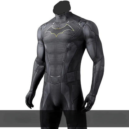 Batman Spandex Costume with Cape for Halloween and Cosplay – Unisex, Perfect Fit