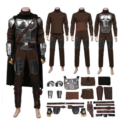 Space Bounty Hunter Costume for Halloween – Complete Set with Armor and Accessories