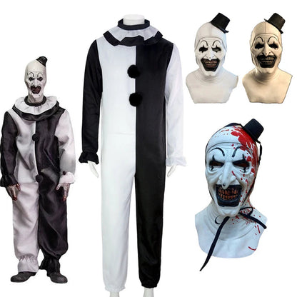 Art The Clown Costume with Jumpsuit and Mask – Halloween 2025